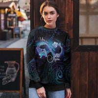 Polynesian Personalized Memorial Ugly Christmas Sweater Oceanic Infinity Symbol - Until We Meet Again LT7 - Polynesian Pride