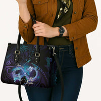 Polynesian Personalized Memorial Leather Bag Oceanic Infinity Symbol - Until We Meet Again - Polynesian Pride