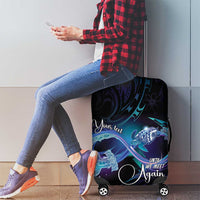 Polynesian Personalized Memorial Luggage Cover Oceanic Infinity Symbol - Until We Meet Again LT7 - Polynesian Pride