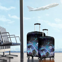 Polynesian Personalized Memorial Luggage Cover Oceanic Infinity Symbol - Until We Meet Again LT7 - Polynesian Pride