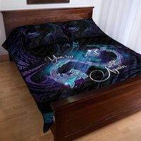 Polynesian Personalized Memorial Quilt Bed Set Oceanic Infinity Symbol - Until We Meet Again - Polynesian Pride