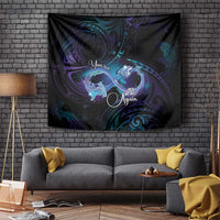 Polynesian Personalized Memorial Tapestry Oceanic Infinity Symbol - Until We Meet Again - Polynesian Pride