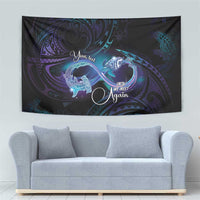 Polynesian Personalized Memorial Tapestry Oceanic Infinity Symbol - Until We Meet Again - Polynesian Pride