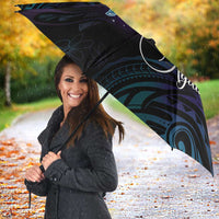 Polynesian Personalized Memorial Umbrella Oceanic Infinity Symbol - Until We Meet Again - Polynesian Pride