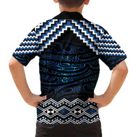 New Zealand Matariki Family Matching Summer Maxi Dress and Hawaiian Shirt Galaxy Styled Taniko