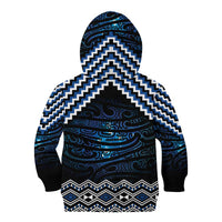 New Zealand Matariki Kid Hoodie Galaxy Styled Taniko