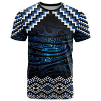 New Zealand Matariki T Shirt Galaxy Styled Taniko