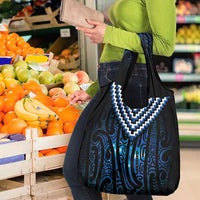 New Zealand Matariki Grocery Bag Galaxy Poutama Motifs