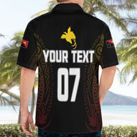 Personalised PNG Hunters Rugby Hawaiian Shirt Motuan Style LT7 - Polynesian Pride