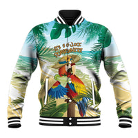 Aloha Hawaii It's 5 o'clock Somewhere Baseball Jacket LT7 Unisex Blue - Polynesian Pride