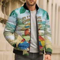 Aloha Hawaii It's 5 o'clock Somewhere Bomber Puffer Jacket - Polynesian Pride