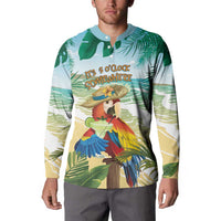 Aloha Hawaii It's 5 o'clock Somewhere Button Sweatshirt LT7 - Polynesian Pride