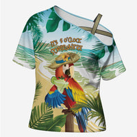Aloha Hawaii It's 5 o'clock Somewhere Cross Shoulder Shirt - Polynesian Pride