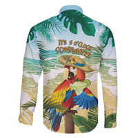 Aloha Hawaii It's 5 o'clock Somewhere Family Matching Long Sleeve Bodycon Dress and Hawaiian Shirt - Polynesian Pride