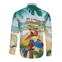 Aloha Hawaii It's 5 o'clock Somewhere Long Sleeve Button Shirt LT7 - Polynesian Pride