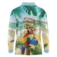 Aloha Hawaii It's 5 o'clock Somewhere Long Sleeve Polo Shirt LT7 - Polynesian Pride