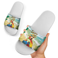 Aloha Hawaii It's 5 o'clock Somewhere Slide Sandals - Polynesian Pride