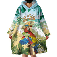 Aloha Hawaii It's 5 o'clock Somewhere Wearable Blanket Hoodie LT7 - Polynesian Pride
