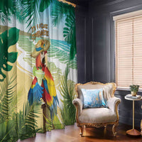 Aloha Hawaii It's 5 o'clock Somewhere Window Curtain - Polynesian Pride