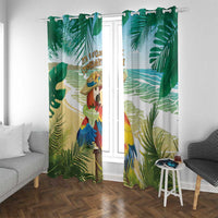 Aloha Hawaii It's 5 o'clock Somewhere Window Curtain - Polynesian Pride