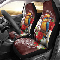 Felis Pasgua Guam Car Seat Cover Christmas Sihek Kingfisher with Guasali