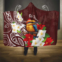 Felis Pasgua Guam Hooded Blanket Christmas Sihek Kingfisher with Guasali LT7 - Polynesian Pride