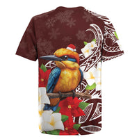 Felis Pasgua Guam Rugby Jersey Christmas Sihek Kingfisher with Guasali LT7 - Polynesian Pride