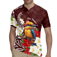 Felis Pasgua Guam Rugby Jersey Christmas Sihek Kingfisher with Guasali LT7 - Polynesian Pride