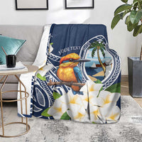 Hafa Adai Guam Blanket Sihek Guam Kingfisher with Guasali LT7 - Polynesian Pride