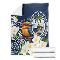 Hafa Adai Guam Blanket Sihek Guam Kingfisher with Guasali LT7 - Polynesian Pride