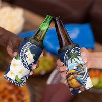 Hafa Adai Guam 4 in 1 Can Cooler Tumbler Sihek Guam Kingfisher with Guasali LT7