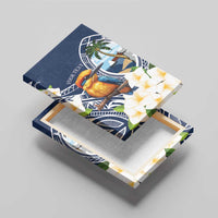 Hafa Adai Guam Canvas Wall Art Sihek Guam Kingfisher with Guasali LT7 - Polynesian Pride