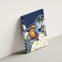 Hafa Adai Guam Canvas Wall Art Sihek Guam Kingfisher with Guasali LT7 - Polynesian Pride