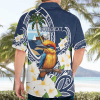 Hafa Adai Guam Hawaiian Shirt Sihek Guam Kingfisher with Guasali LT7 - Polynesian Pride