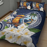 Hafa Adai Guam Quilt Bed Set Sihek Guam Kingfisher with Guasali LT7 - Polynesian Pride