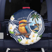Hafa Adai Guam Spare Tire Cover Sihek Guam Kingfisher with Guasali LT7 - Polynesian Pride