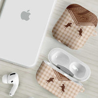 Aloha Hawaii Cowboys Paniolo AirPods Case Beige Palaka LT7 - Polynesian Pride