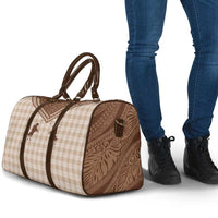 Aloha Hawaii Cowboys Paniolo Travel Bag Beige Palaka - Polynesian Pride
