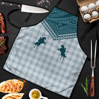 Aloha Hawaii Cowboys Paniolo Apron Teal Palaka LT7 Teal - Polynesian Pride