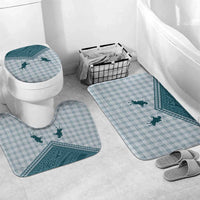 Aloha Hawaii Cowboys Paniolo Bathroom Set Teal Palaka - Polynesian Pride