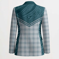 Aloha Hawaii Cowboys Paniolo Blazer Teal Palaka - Polynesian Pride