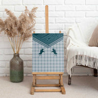 Aloha Hawaii Cowboys Paniolo Canvas Wall Art Teal Palaka LT7 - Polynesian Pride