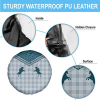 Aloha Hawaii Cowboys Paniolo Spare Tire Cover Teal Palaka - Polynesian Pride