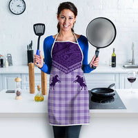Aloha Hawaii Cowboys Paniolo Apron Violet Palaka LT7 - Polynesian Pride