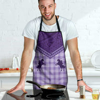 Aloha Hawaii Cowboys Paniolo Apron Violet Palaka LT7 - Polynesian Pride