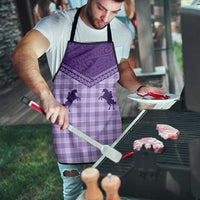 Aloha Hawaii Cowboys Paniolo Apron Violet Palaka LT7 - Polynesian Pride