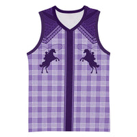 Aloha Hawaii Cowboys Paniolo Basketball Jersey Violet Palaka LT7 Unisex Purple - Polynesian Pride