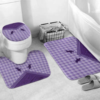 Aloha Hawaii Cowboys Paniolo Bathroom Set Violet Palaka - Polynesian Pride