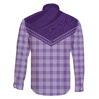 Aloha Hawaii Cowboys Paniolo Family Matching Tank Maxi Dress and Hawaiian Shirt Violet Palaka - Polynesian Pride