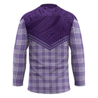 Aloha Hawaii Cowboys Paniolo Hockey Jersey Violet Palaka - Polynesian Pride